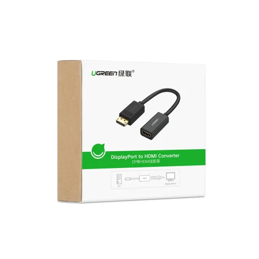 Ugreen HDMI - DisplayPort átalakító adapter 4K 30Hz 12 bit fekete (40363) - 12