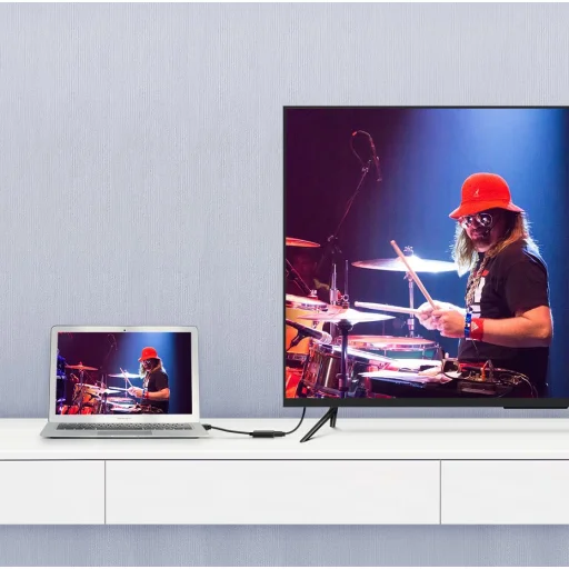 Ugreen HDMI - DisplayPort átalakító adapter 4K 30Hz 12 bit fekete (40363) - 4