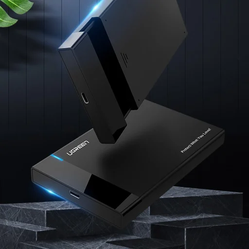 Ugreen HDD SSD 2,5'' SATA USB 3.2 Gen 1 (5 Gbps) micro USB SuperSpeed külső ház + kábel (60734) - 2