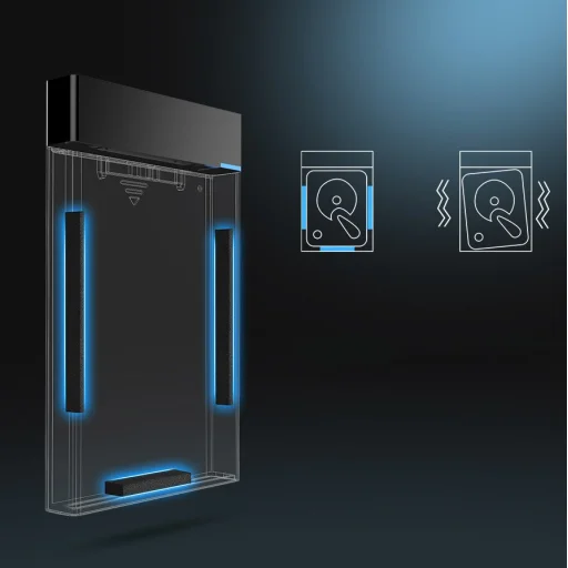 Ugreen HDD SSD 2,5'' SATA USB 3.2 Gen 1 (5 Gbps) micro USB SuperSpeed külső ház + kábel (60734) - 5