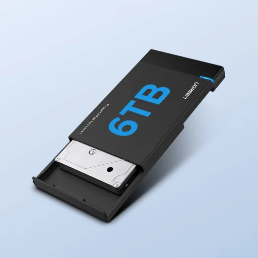 Ugreen HDD SSD 2,5'' SATA USB 3.2 Gen 1 (5 Gbps) micro USB SuperSpeed külső ház + kábel (60734) - 6