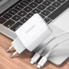 Ugreen univerzális hálózati gyorstöltő USB Type-C aljzattal 45 W PD Power Delivery fehér (60464) thumbnail