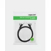 Ugreen Ethernet kábel RJ45 Cat 6 1000 Mbps 0,5 m fekete (50183) - 10