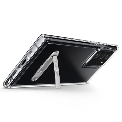 Spigen hybrid S tok Samsung Note 20 Ultra kihajtható támasszal crystal clear színben (ACS01395) - 5