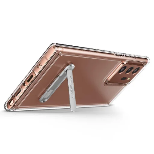 Spigen hybrid S tok Samsung Note 20 Ultra kihajtható támasszal crystal clear színben (ACS01395) - 6