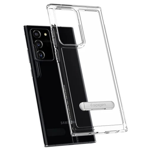 Spigen hybrid S tok Samsung Note 20 Ultra kihajtható támasszal crystal clear színben (ACS01395) - 7