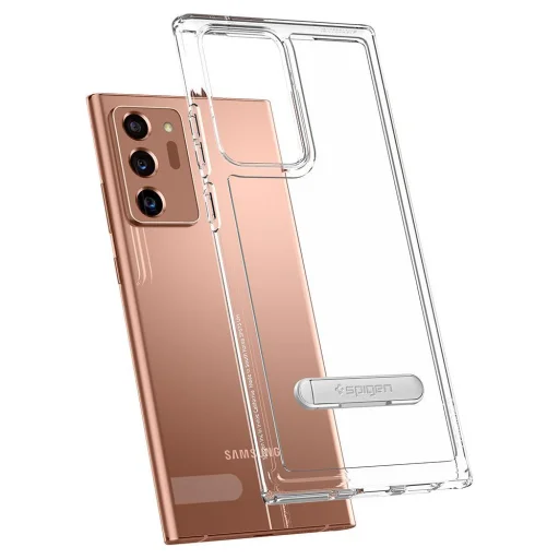 Spigen hybrid S tok Samsung Note 20 Ultra kihajtható támasszal crystal clear színben (ACS01395) - 8