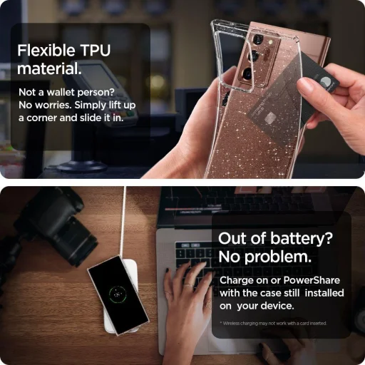 Spigen Liquid Crystal tok Samsung Note 20 Ultra Glitter Crystal - 12