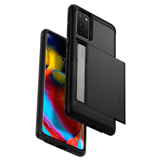 Spigen Slim Armor CS tok Samsung Note 20 fekete színben - 7
