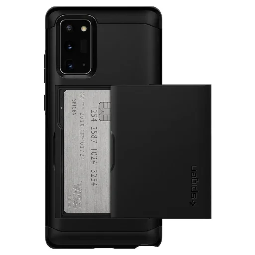 Spigen Slim Armor CS tok Samsung Note 20 fekete színben - 4