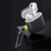 Baseus Let's go AirPods szilikon tok Airpods 1/2 + karabiner (WIAPPOD-CGY) thumbnail