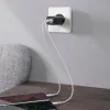 Baseus GaN hálózati gyorstöltő PPS 65W USB / 2x USB Type-C QC 3.0 Power Delivery SCP FCP AFC (gallium nitride) fekete (CCGAN-B01) thumbnail