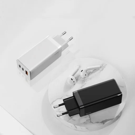 Baseus GaN hálózati gyorstöltő PPS 65W USB / 2x USB Type-C QC 3.0 Power Delivery SCP FCP AFC (gallium nitride) fekete (CCGAN-B01) - 18
