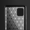 Szénszál mintájú TPU tok Samsung Note 10 Lite fekete thumbnail