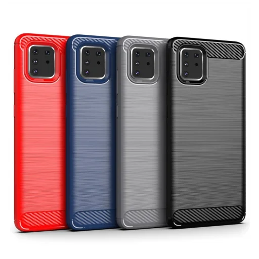 Szénszál mintájú TPU tok Samsung Note 10 Lite fekete - 13