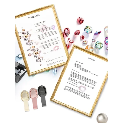 Kingxbar Princess Series öntapadós gyűrű alakú Telefontartó ujjtámasz arany - 13