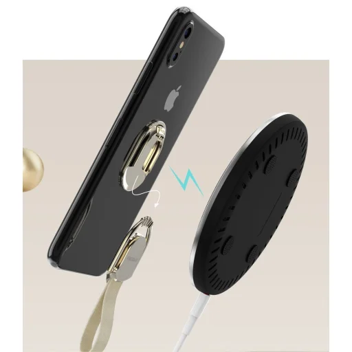 Kingxbar Princess Series öntapadós gyűrű alakú Telefontartó ujjtámasz arany - 14