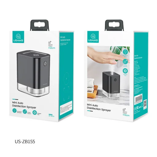 USAMS US-ZB155 Automata kézfertőtlenítő adagoló fekete - 3