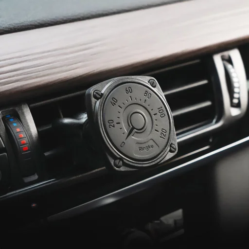 Ringke Power Clip Univerzális mágneses autós telefontartó fekete (ACCM0003-RPKG) - 11