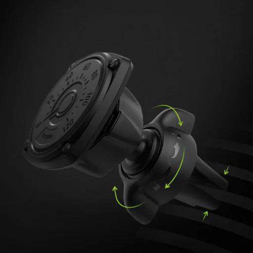 Ringke Power Clip Univerzális mágneses autós telefontartó fekete (ACCM0003-RPKG) - 13