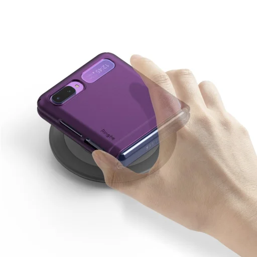 Ringke Slim Ultra-Thin PC tok Samsung Galaxy Z Flip fekete - 11