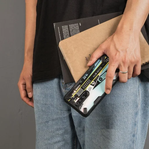 Ringke Fusion X Design tok Xiaomi Redmi Note 8 Pro fekete (XDXI0012) - 7