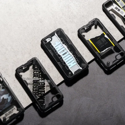 Ringke Fusion X Design tok Xiaomi Redmi Note 8 Pro fekete (XDXI0012) - 4