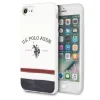 U.S. POLO ASSN. Tricolor Pattern Collection USHCI8PCSTRB tok iPhone 7/8/SE 2020 fehér