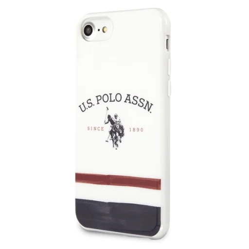 U.S. POLO ASSN. Tricolor Pattern Collection USHCI8PCSTRB tok iPhone 7/8/SE 2020 fehér - 2