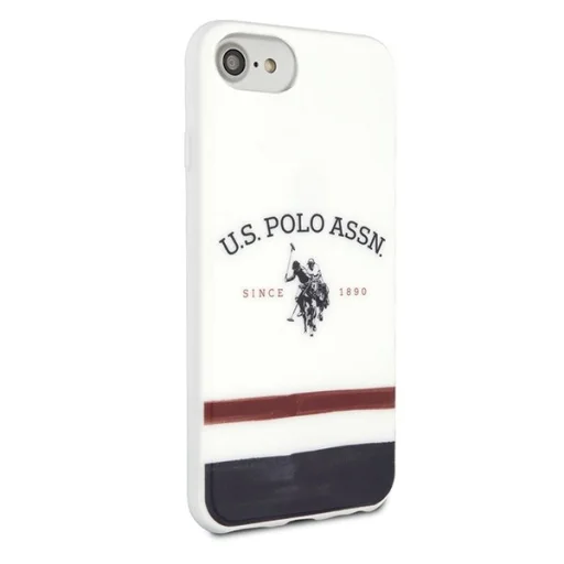 U.S. POLO ASSN. Tricolor Pattern Collection USHCI8PCSTRB tok iPhone 7/8/SE 2020 fehér - 5