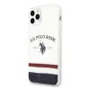 U.S. POLO ASSN. Tricolor Pattern Collection USHCN58PCSTRB tok iPhone 11 Pro fehér thumbnail