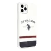 U.S. POLO ASSN. Tricolor Pattern Collection USHCN58PCSTRB tok iPhone 11 Pro fehér thumbnail