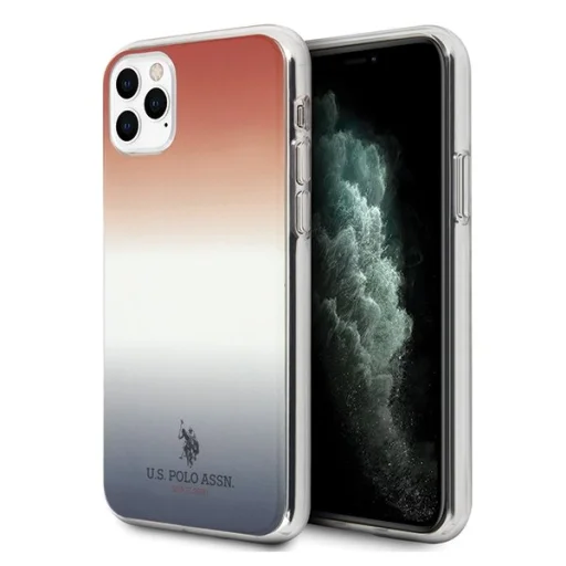 U.S. POLO ASSN. Gradient Collection USHCN58TRDGRB tok iPhone 11 Pro kék/piros - 1