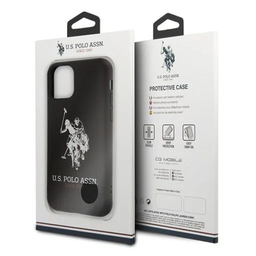 U.S. POLO ASSN. Silicone Collection USHCN65SLHRBK tok iPhone 11 Pro Max fekete - 8