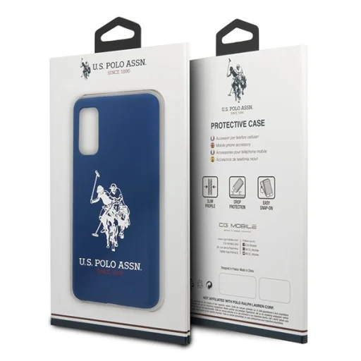 U.S. POLO ASSN. Silicone Collection USHCS62SLHRNV tok Samsung S20 sötétkék - 8