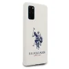 U.S. POLO ASSN. Silicone Collection USHCS67SLHRWH tok Samsung S20+ Plus fehér thumbnail