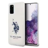 U.S. POLO ASSN. Silicone Collection USHCS67SLHRWH tok Samsung S20+ Plus fehér thumbnail