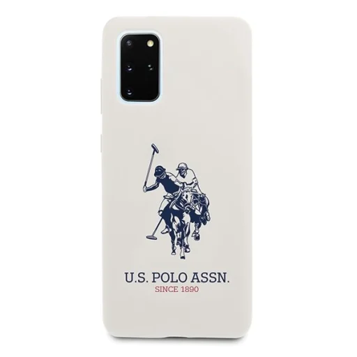 U.S. POLO ASSN. Silicone Collection USHCS67SLHRWH tok Samsung S20+ Plus fehér - 5