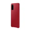 Samsung EF-VG980LREGEU gyári bőr tok Samsung S20 piros thumbnail