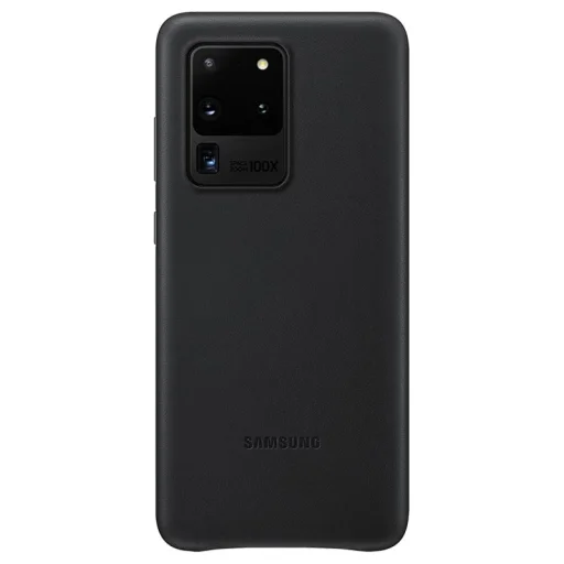 Samsung EF-VG988LBEGEU gyári bőr tok Samsung S20 Ultra fekete - 1