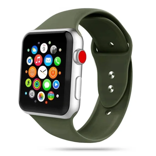 Tech-Protect Iconband APPLE WATCH 4/5/6/7/8/SE/Ultra (42/44/45/49mm) szíj katonai zöld - 1