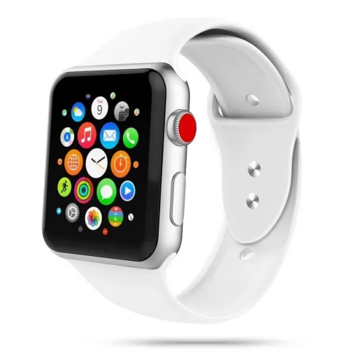 Apple Watch 3/4/5/6/7/8/SE (38/40/41 mm) Tech-Protect Iconband szíj fehér - 1
