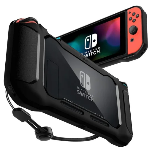 Spigen Rugged Armor Nintendo Switch tok fekete - 1