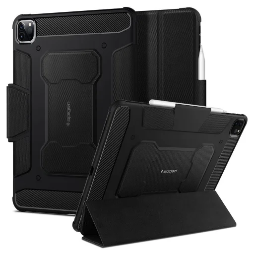iPad Pro 11 2018/2020 Spigen Rugged armor tok fekete - 1