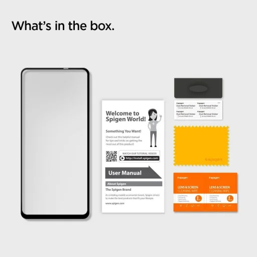 Spigen Glass.Fc kijelzővédő üvegfólia XIAOMI REDMI NOTE 9S / 9 PRO / 9 PRO MAX fekete - 6