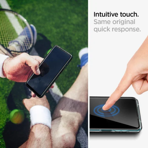 Spigen Glass.Fc kijelzővédő üvegfólia XIAOMI REDMI NOTE 9S / 9 PRO / 9 PRO MAX fekete - 3