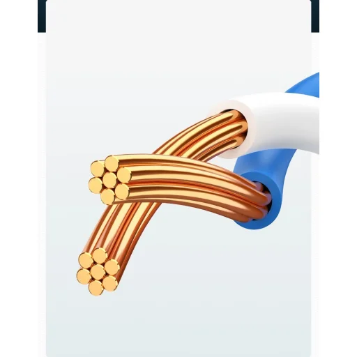 Ugreen Ethernet patchcord kábel RJ45 Cat 6A UTP 1000Mbps 3m fekete (20161) - 6