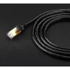 Ugreen Ethernet patchcord kábel RJ45 Cat 7 STP LAN 10Gbps 2m fekete (11269) thumbnail
