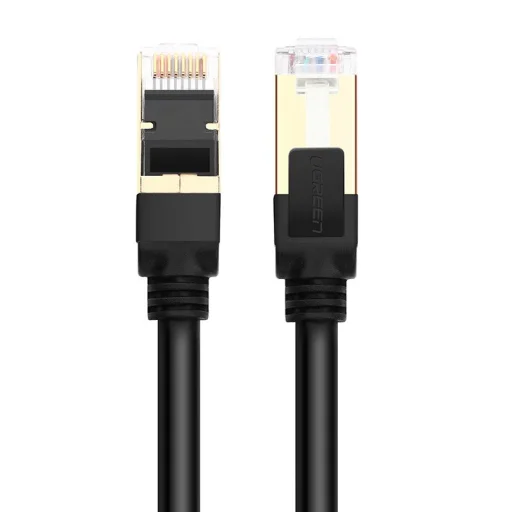 Ugreen Ethernet patchcord kábel RJ45 Cat 7 STP LAN 10Gbps 2m fekete (11269) - 1