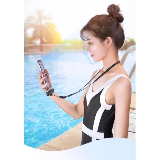 Ugreen vízálló telefontok IPX8 6,5'' fekete (50919 LP186) - 9